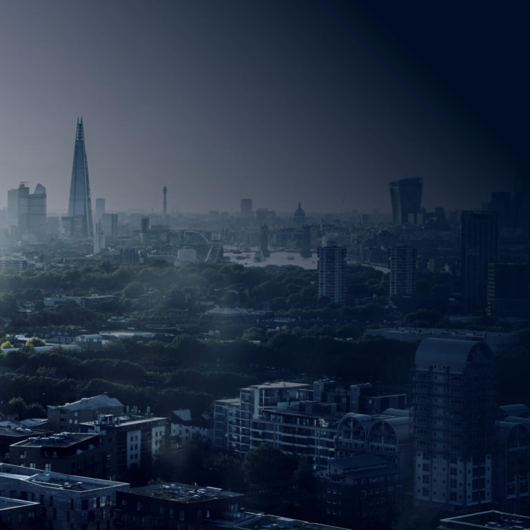 A decorative image showing a stylised view of London